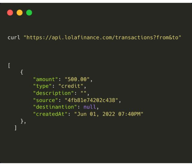 api code intergration sample